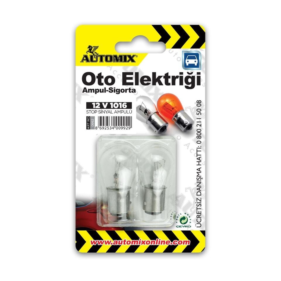 AMPÜL 12 V 1016 SET(2 AD)