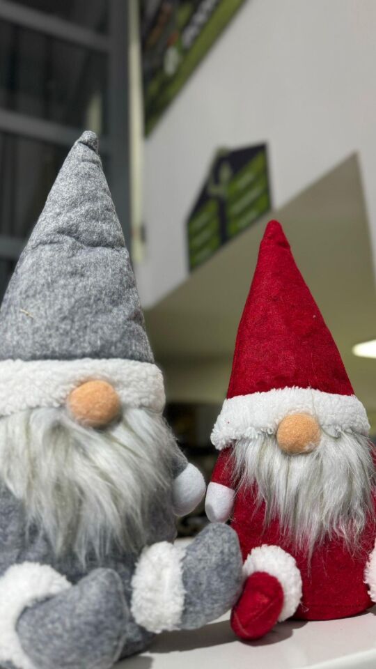 YILBAŞI OTURAN ELF CÜCE ŞAPKALI SAKALLI