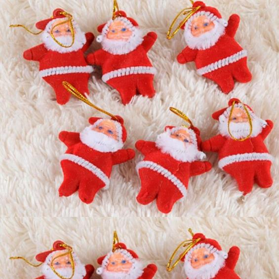 NOEL BABA KÜÇÜK DANS EDEN 6LI KIRMIZI