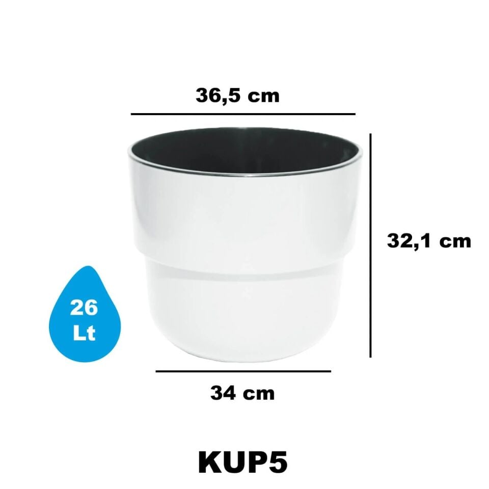 SAKSI KUPLE TK. NO5 BEYAZ