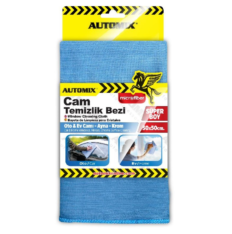 AUTOMIX CAM TEMİZLİK BEZİ 50*50CM