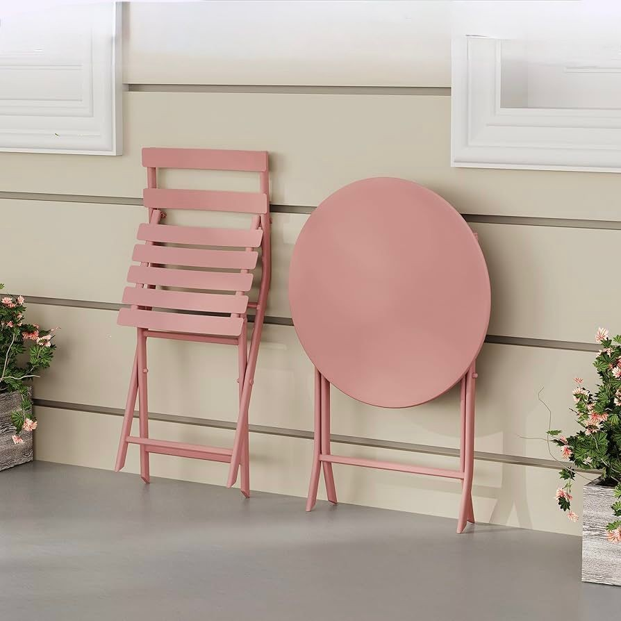 BAHÇE MASA TAKIMI RENKLİ MASA+ 2 SANDALYE