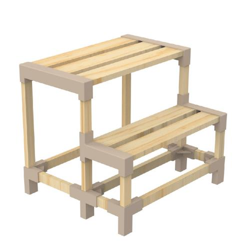 BASAMAK 2 ADIM AHŞAP