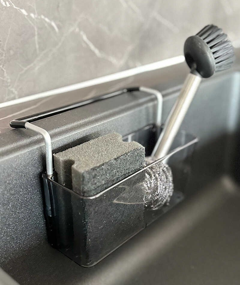 SÜNGERLİK KUTUSU ŞEFFAF-SİYAH