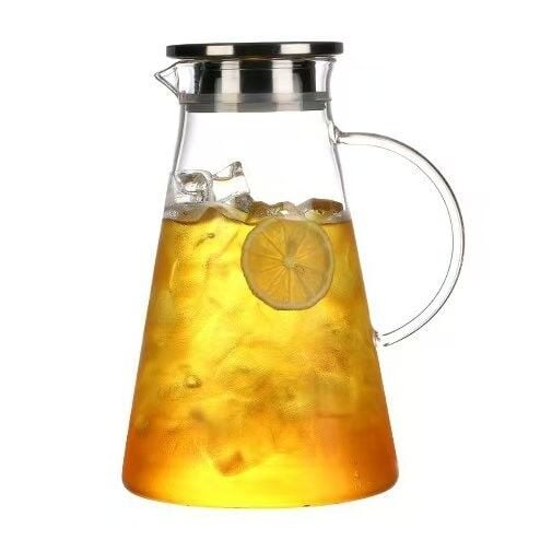 SÜRAHİ CAM METAL KAPAK 1,8L