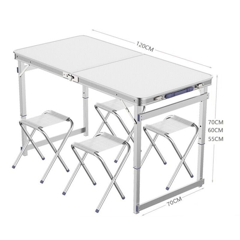 KAMP MASA SET 1 MASA 4 TABURE KATLANIR