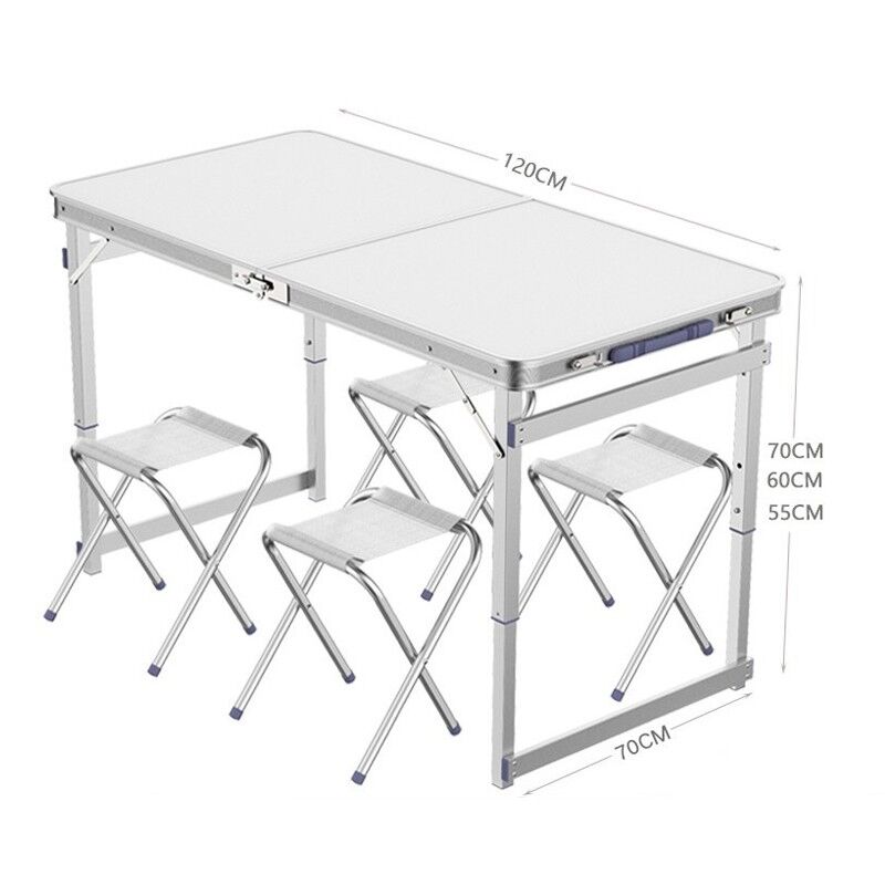 KAMP MASA SET 1 MASA 4 TABURE KATLANIR