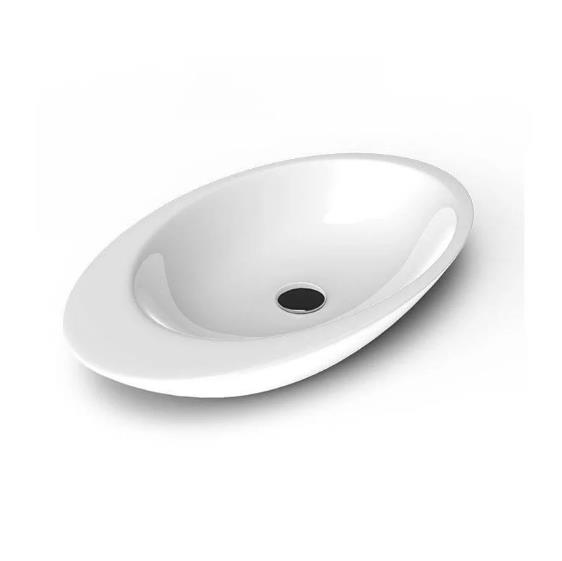 GOCCE 74 CM ÇANAK LAVABO PARLAK BEYAZ