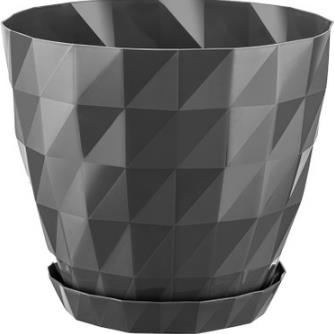 SAKSI KRİSTAL ORKİDE ANTRASİT  NO:5 TABAKLI 6 LT