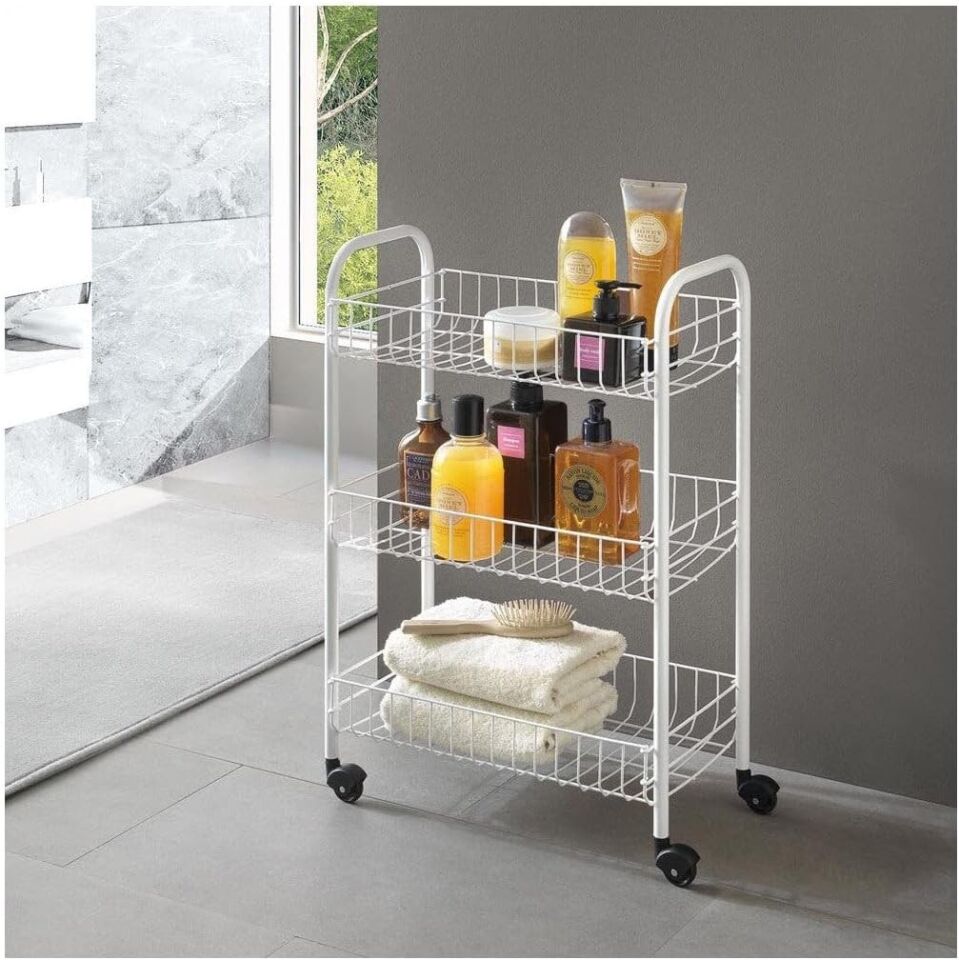 RAF METAL 3 KATLI SIENA TEKERLEKLİ