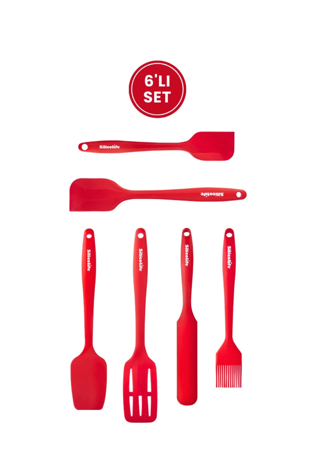 MUTFAK SERVİS SETİ SİLİKON 6 PARÇA