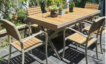 MASA SETİ MASA+6SAND KOLLU KREM