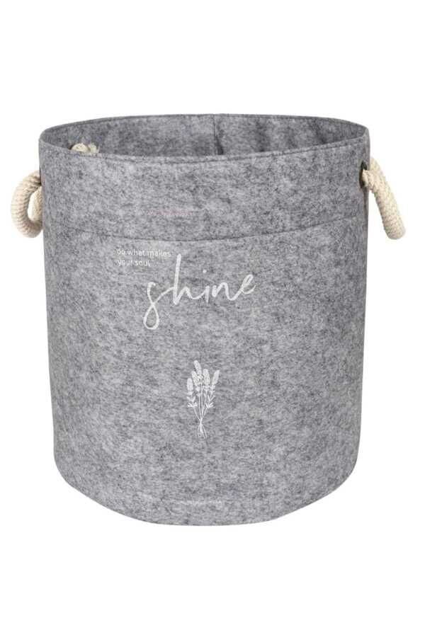 SEPET KULPLU YUVARLAK KEÇE MEGA 27X27CM