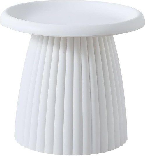 SEHPA YUVARLAK  PLASTİK BEYAZ 50CM