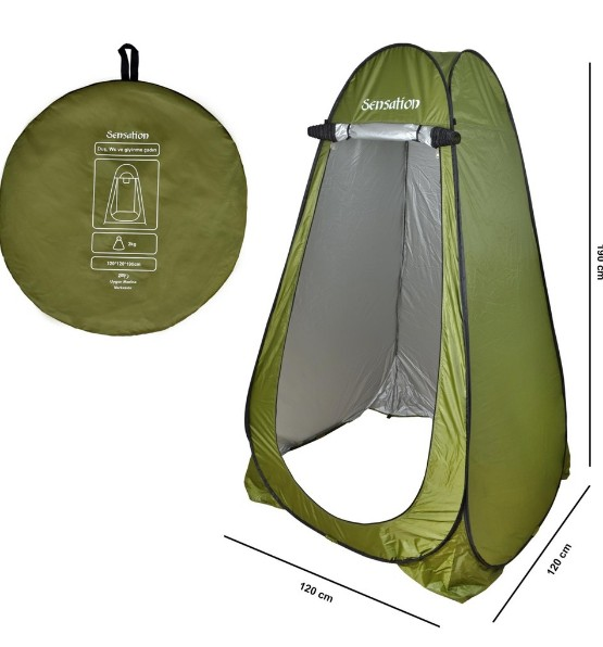 KAMP WC DUŞ ÇADIRI YEŞİL 120 x 120 x 190 cm