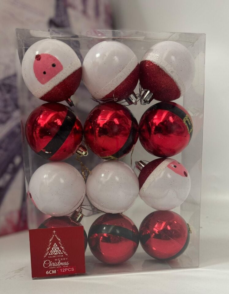 YILBAŞI SÜSÜ TOP NOEL BABA SET