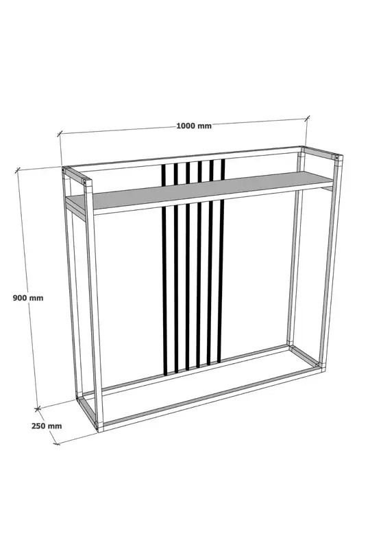 DRESUAR NOVA 90x100x25 CM BEYAZ