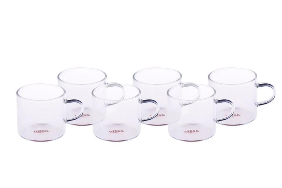 FİNCAN TKM ESPRESSO SETE KULPLU 6LI CAM 100ML