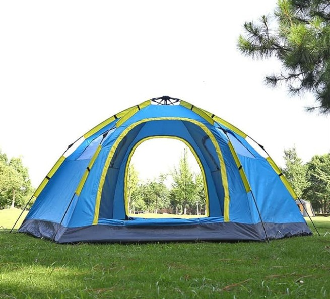 KAMP ÇADIRI 5-6 KİŞİLİK OTOMATİK ALTIGEN