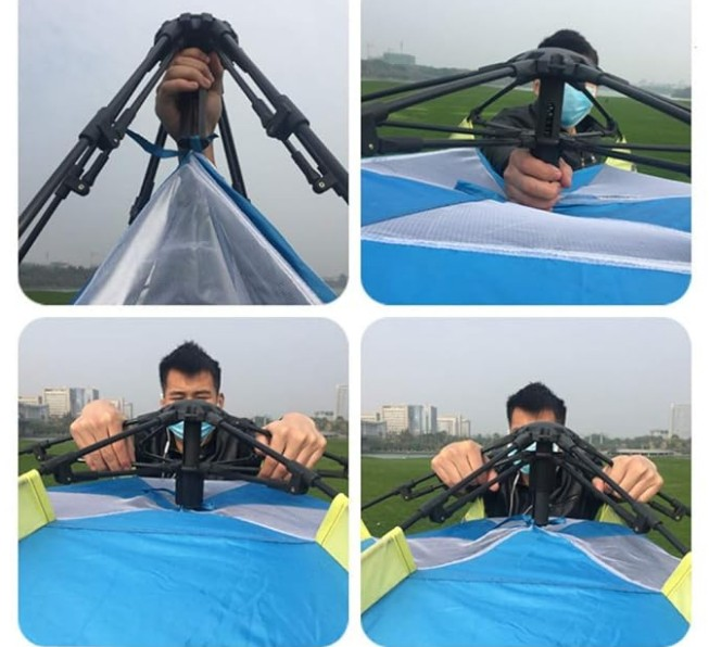 NET*/ KAMP ÇADIRI 5-6 KİŞİLİK OTOMATİK ALTIGEN