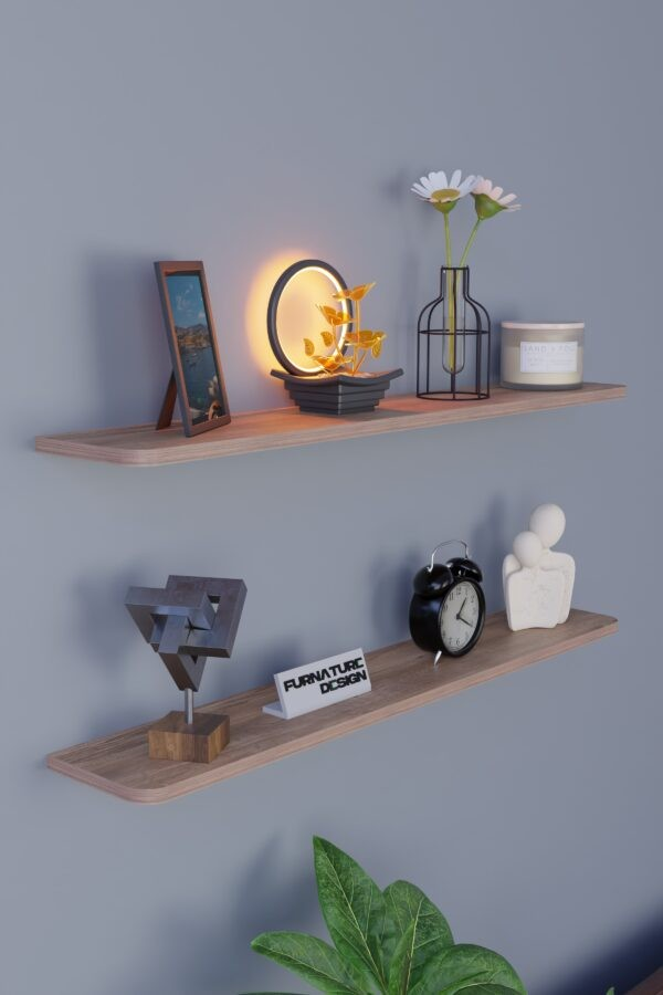 RAF SETİ DUVARA MONTE 80 CM ÇAM