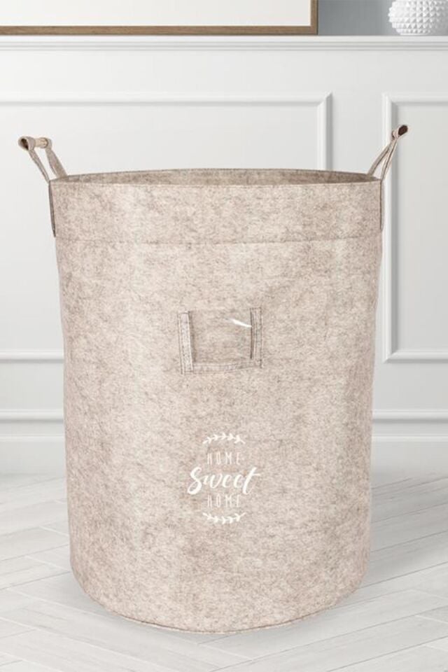 SEPET TAHTA SAPLI KEÇE 34X45CM TP