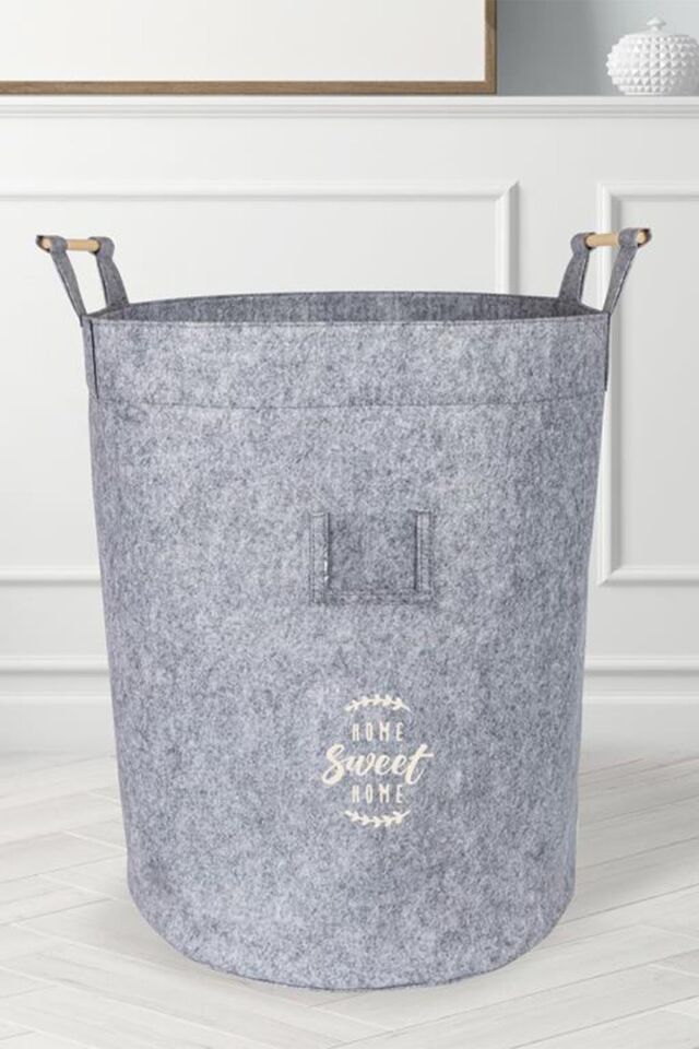 SEPET TAHTA SAPLI KEÇE 34X45CM TP