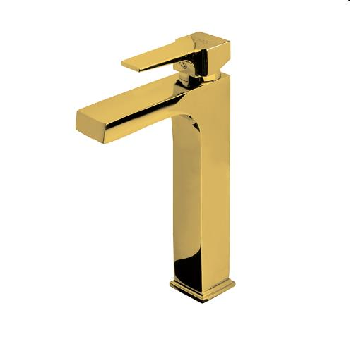 AQUA ÇANAK TİPİ LAVABO BATARYASI ALTIN