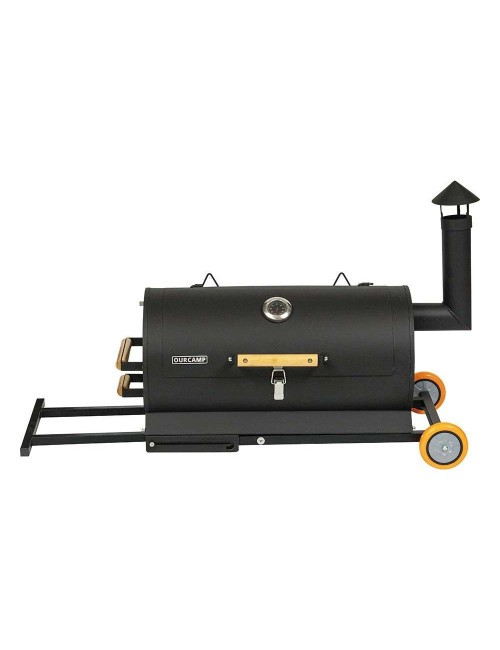 BARBEKÜ YATAY MODEL İKİ TEKER 69.5x53x103cm