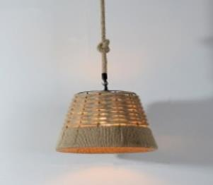 AVİZE HALAT DOLAMA SEPET ŞEKİLLİ 35*25CM