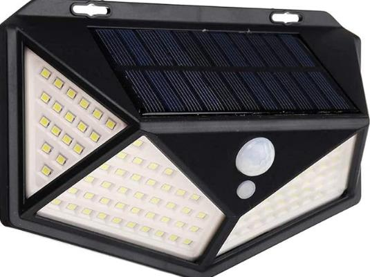 SOLAR DUVARA ASMA ÜÇGEN SENSÖR SİYAH TP