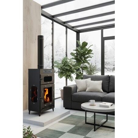 SOBA PELET VE ODUN KUZİNELİ 50x60x100CM