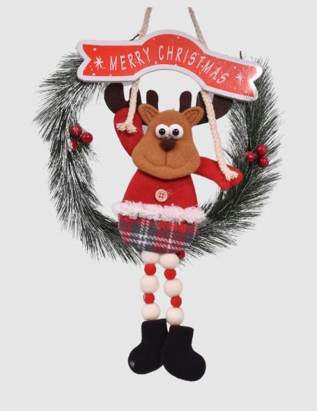 YILBAŞI UZUN BACAKLI PELÜŞ MEYVELİ ÇELENK