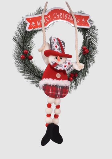 YILBAŞI UZUN BACAKLI PELÜŞ MEYVELİ ÇELENK