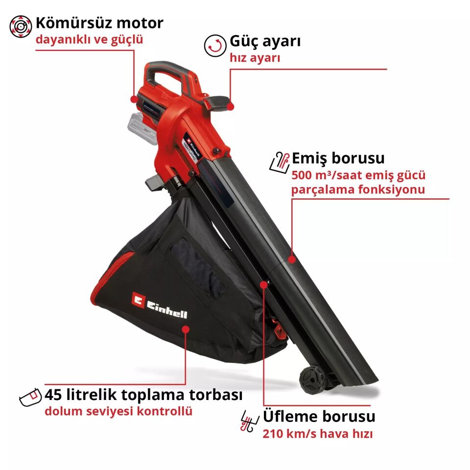 AKÜLÜ YAPRAK TOPLAMA ÜFLEME VENTURRO 18/210