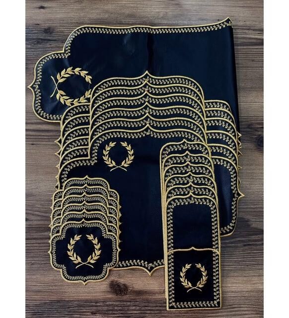 RUNNER SET GOLD SİYAH 19PRÇ