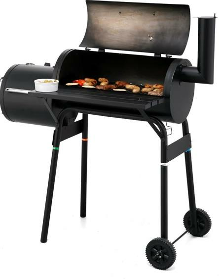 BARBEKÜ AYAKLI TÜTSÜLEME HAZNELİ 104X30X68CM