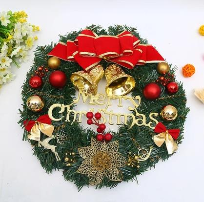 YILBAŞI SÜSÜ KAPI ÇELENK KURDELELİ AÇIK YEŞİL