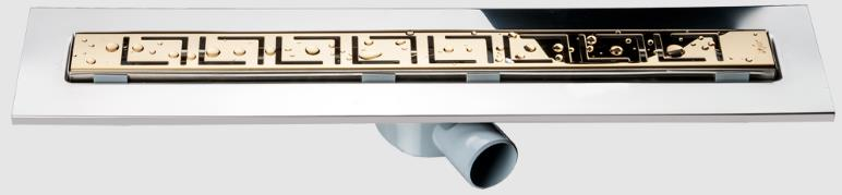 SÜZGEÇ ALMİRA ABS YALITIMLI 60CM GOLD KARE