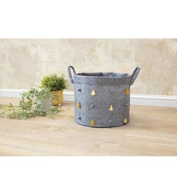 DÜZENLEYİCİ YUVARLAK PONPONLU MEGA 25X29CM