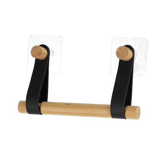 TUVALET KAĞIDI RULOSU TUTUCU SİYAH BAMBU