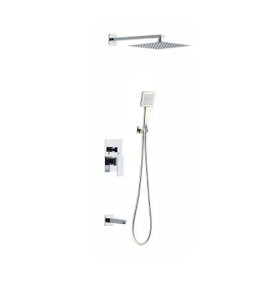 AQUA ANKASTRE BANYO SETİ 3 YÖNLÜ-KROM