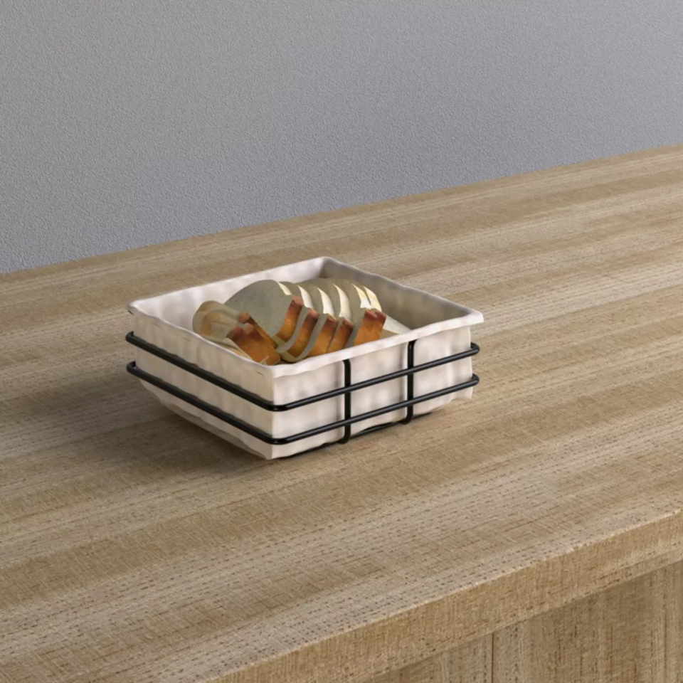 EKMEK SEPETİ KARE SİYAH