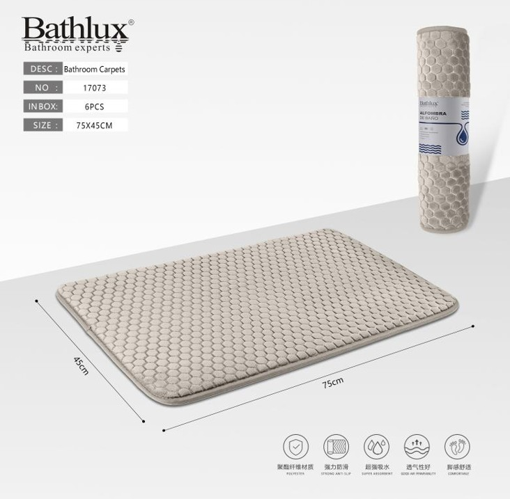 BANYO PASPASI 45*75 CM ALTIGEN ŞEKİL BEYAZ