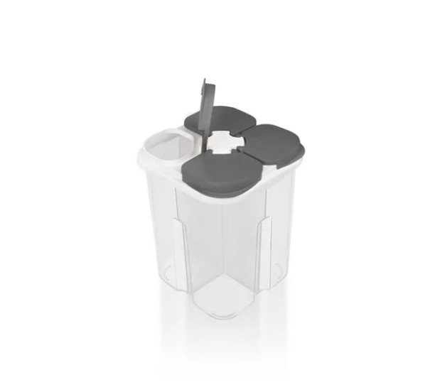 GIDA KABI KURU 4 BÖLMELİ LUNA SQUARE 1800ML