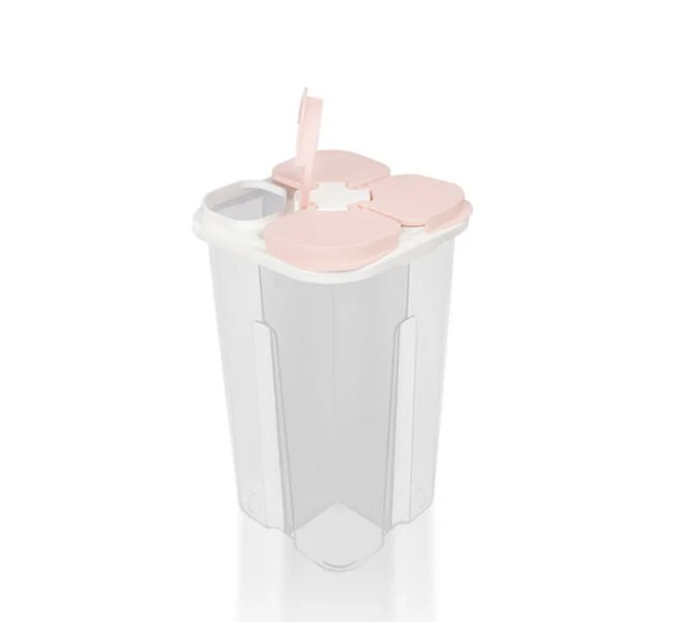 GIDA KABI KURU 4 BÖLMELİ LUNA SQUARE 2450ML