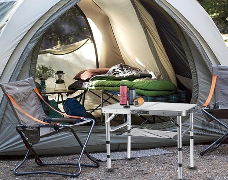 NET*/ KAMP MASASI ÇANTA KATLANIR FİLELİ