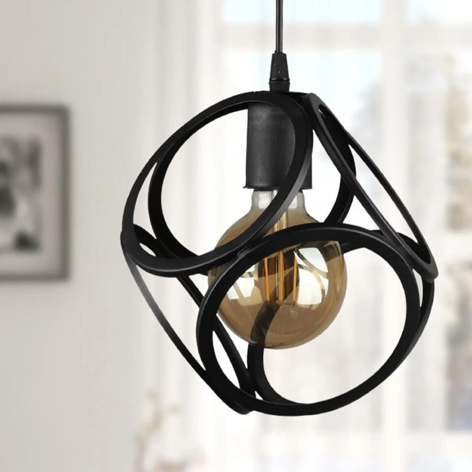 AVİZE TEKLİ LİGNO 22X75CM SİYAH