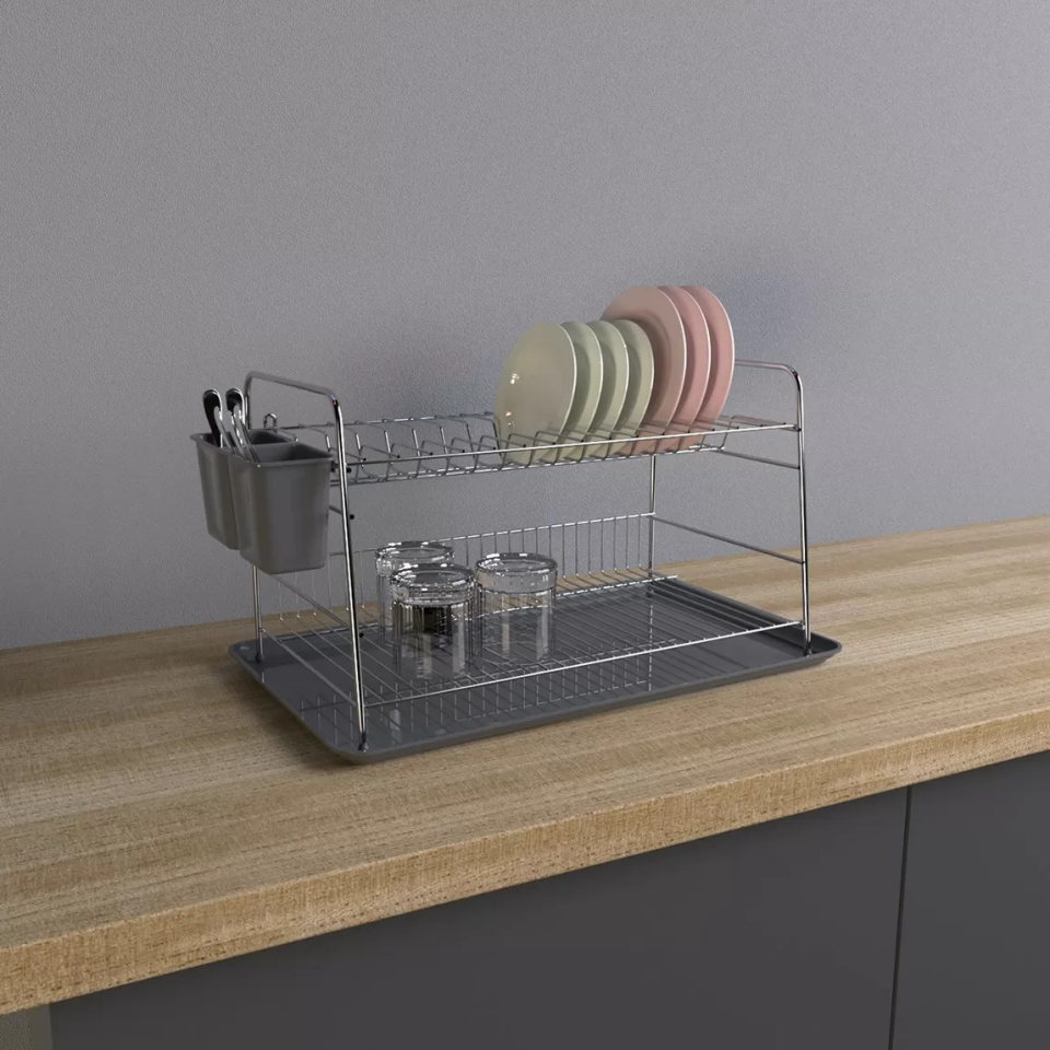 KURUTMALIK İKİ KATLI TABLALI KROM