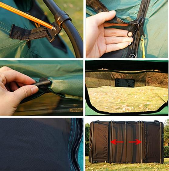 NET*KAMP UYKU ÇADIRI TEK KİŞİLİK YERDEN YÜKSEK YŞL